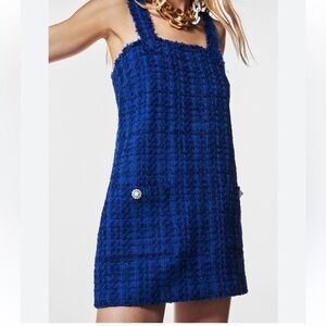 NWT Zara Tweed Mini Dress Size S